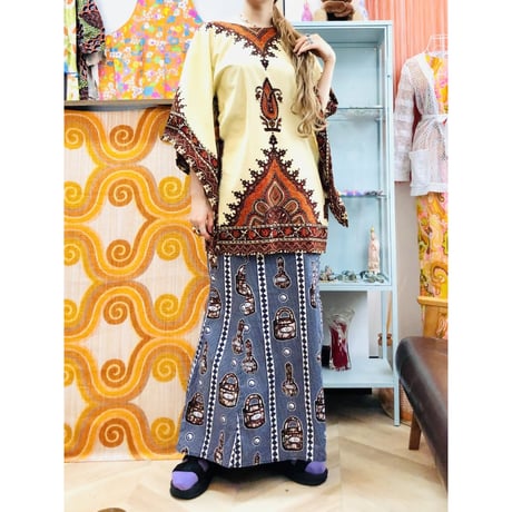 Vintage african tunic【01089】
