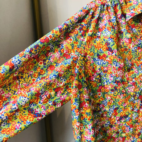 Vintage floral blouse【01194】