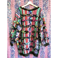 Paula Sweet Fringe long pullover【01385】