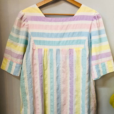 Saybury pastel maxi dress【01114】