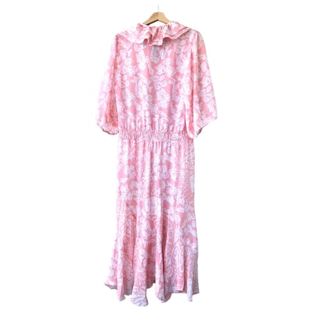 Susan Freis Pink ruffle dress【01280】