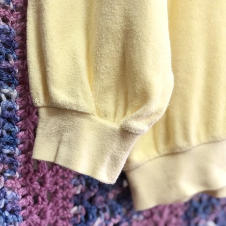 Butter yellow cats pile top【01358】