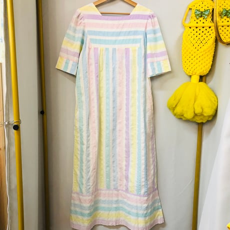 Saybury pastel maxi dress【01114】