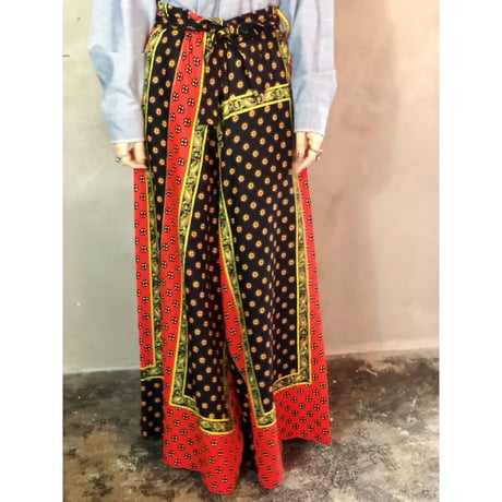 60-70s Wide pants【01285】
