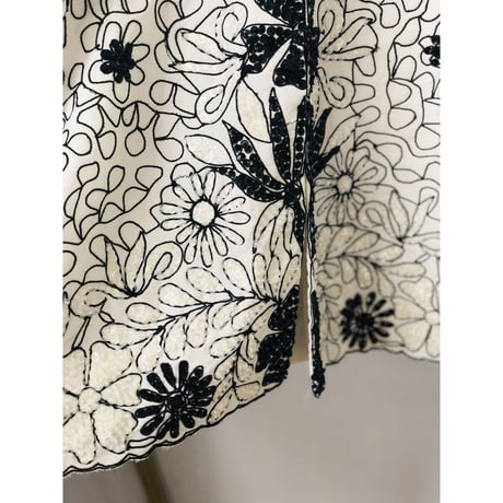 Floral Embroidered Jacket【00625】