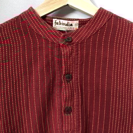 80-90s Fabindia indian cotton blouse【01207】