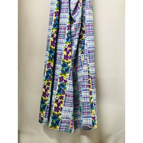 60s Halter maxi dress【00720】