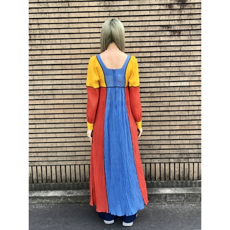 70s Rags by Kressandra maxi dress【01045】