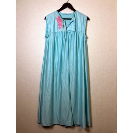 60s Pastel blue nightgown set【00122】