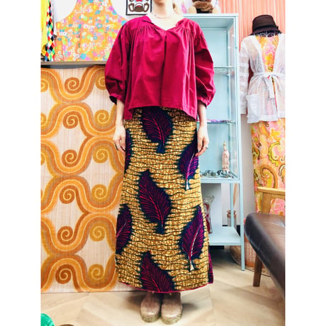 Vintage burgundy top【01204】