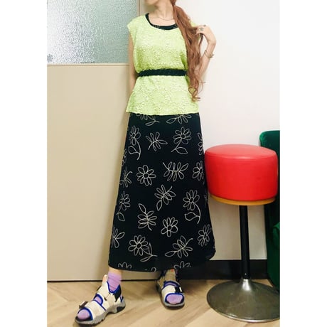 Green crinkle crush 2PC【00672】