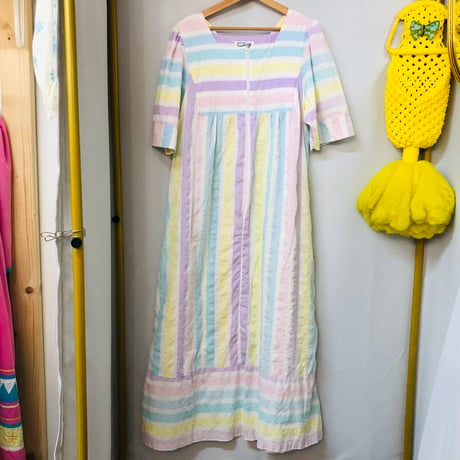 Saybury pastel maxi dress【01114】