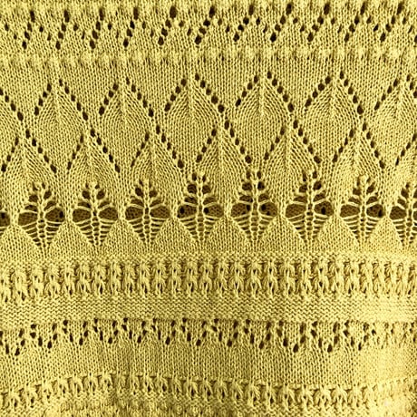 Vintage crochet half sleeve top【01471】