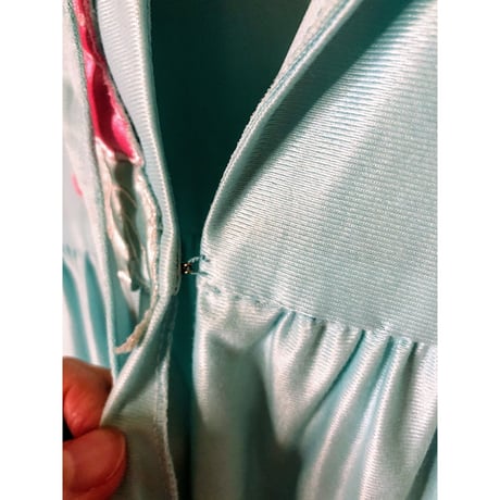 60s Pastel blue nightgown set【00122】