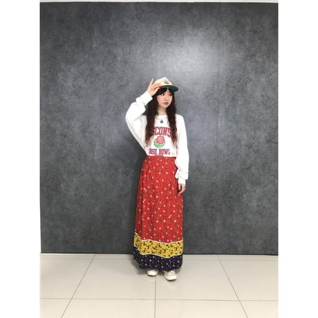 90s Rose Bawl long sleeve tee【01468】