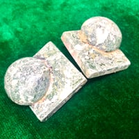 Crip on earring / GREEN【00744】