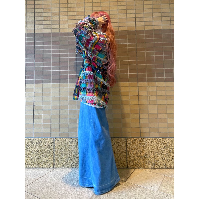 vintage デザイン　デニムコート　Paula Sweet 風 vintage デザイン デニムコート Paula Sweet 風 vintage デザイン