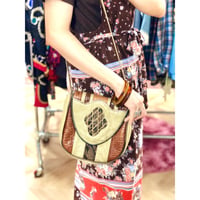 70s Patchwork shoulder bag【00931】