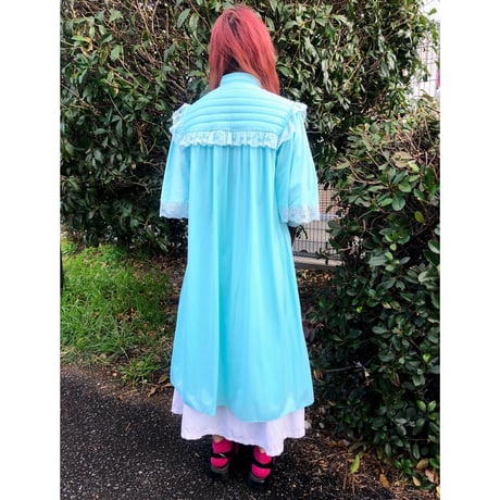 60s Pastel blue nightgown set【00122】
