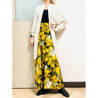 Vintage long knit cardigan【00552】