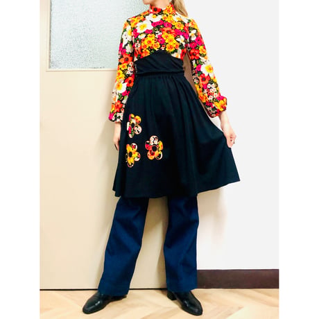 Vintage floral 2pc【00832】