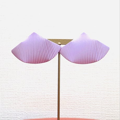 90s Lavender plate sector pierce【01134】