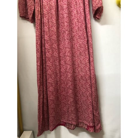 70s Indian cotton maxi dress【00874】