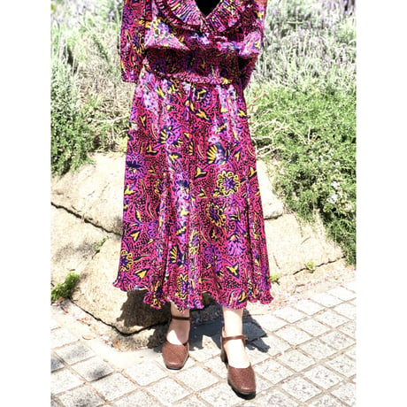 Susan Freis Pink floral 2PC【01118】