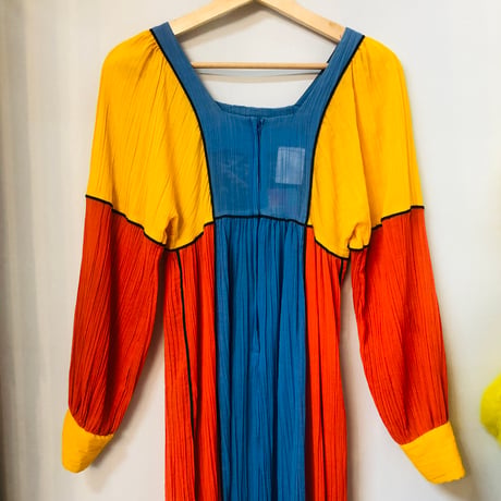 70s Rags by Kressandra maxi dress【01045】