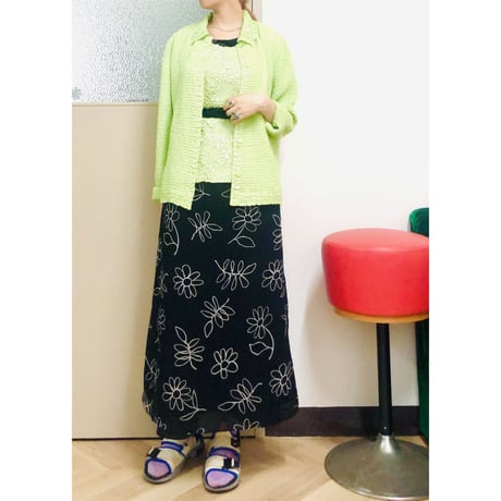 Green crinkle crush 2PC【00672】