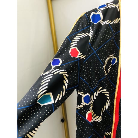Jeanne Marc black length cardi jacket【00960】