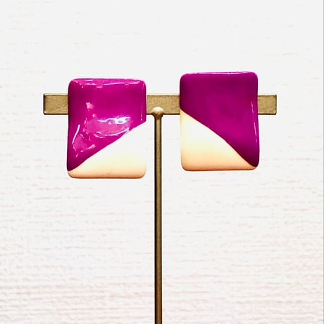90s Purple 2tone pierce【01137】