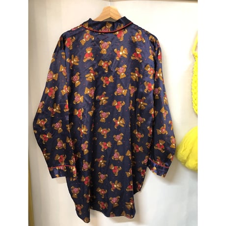 Vintage Teddy Bear pajama shirt【01008】