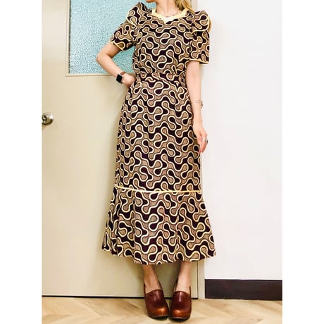 Vintage handmade african batik SETUP【00653】