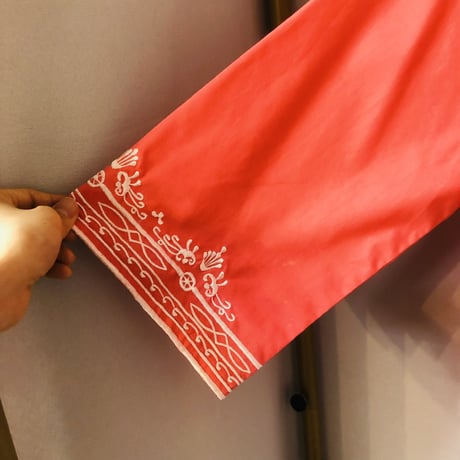 Caro of Honolulu Embroidered Blouse / Pink【01143】