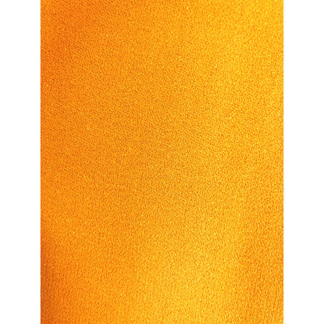 60s Handmade yellow maxi dress【00394】