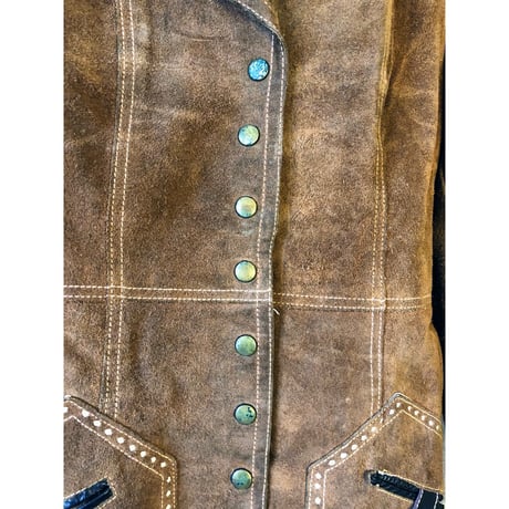 Vintage leather jacket【00497】