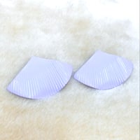 90s Lavender plate sector pierce【01134】