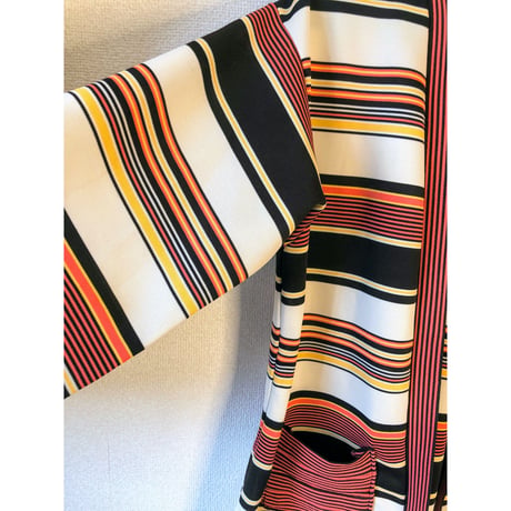 Vintage border poly gown【00496】