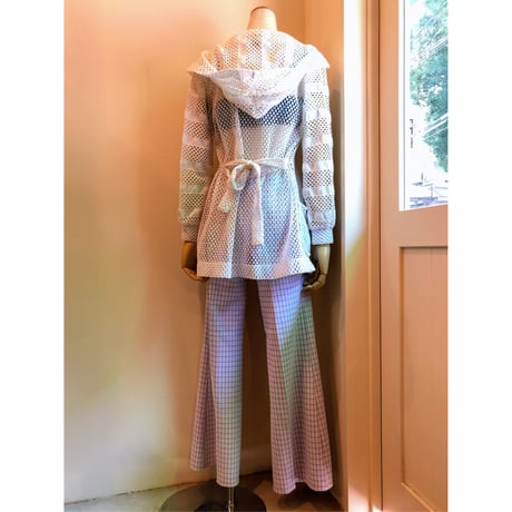 60s mesh beach hoodie【00297】