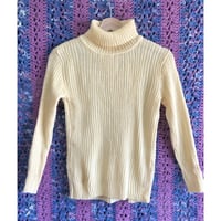 Butter yellow rib knit sweater【01332】