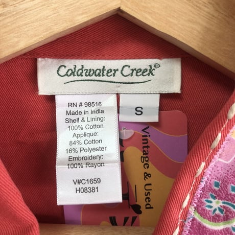 Coldwater Creek Patchwork jacket【01419】
