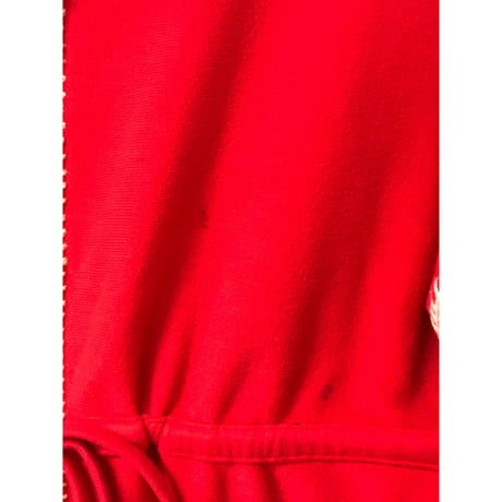 Vintage red fleece dress