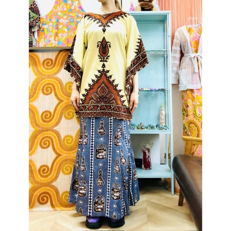 Vintage african tunic【01089】