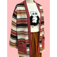 Vintage border poly gown【00496】