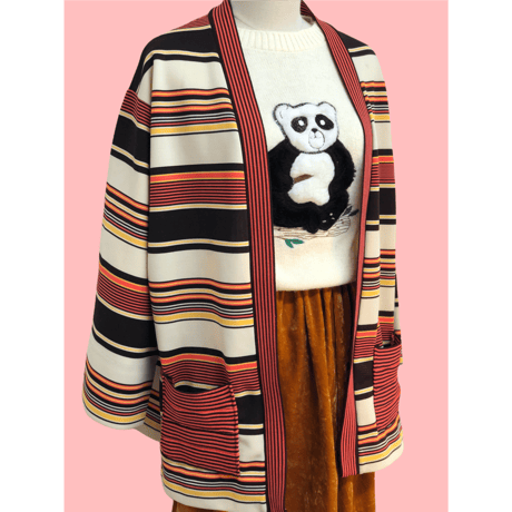 Vintage border poly gown【00496】