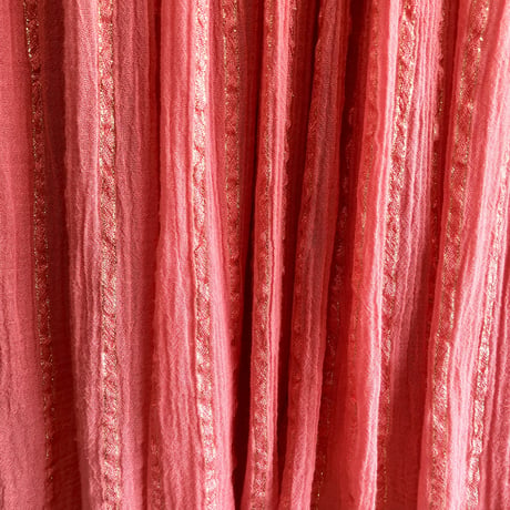 Vintage pink cotton tunic【01513】