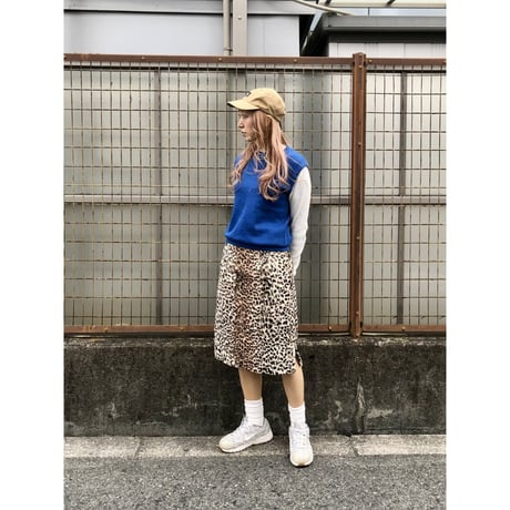 Blue sweat vest【01378】