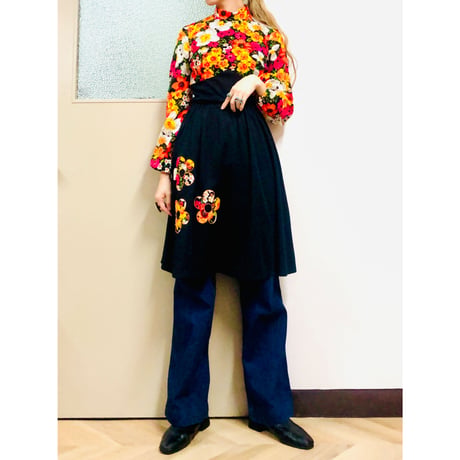 Vintage floral 2pc【00832】
