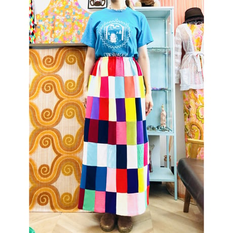 80s Blue Teddy Bear tee【01164】